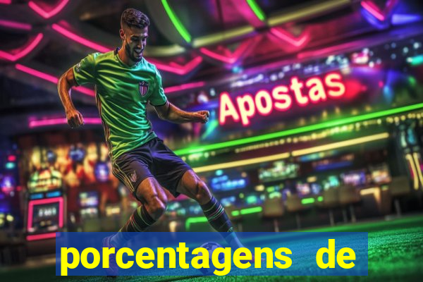 porcentagens de jogos pagantes